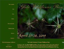 Tablet Screenshot of glidewildflowershow.org